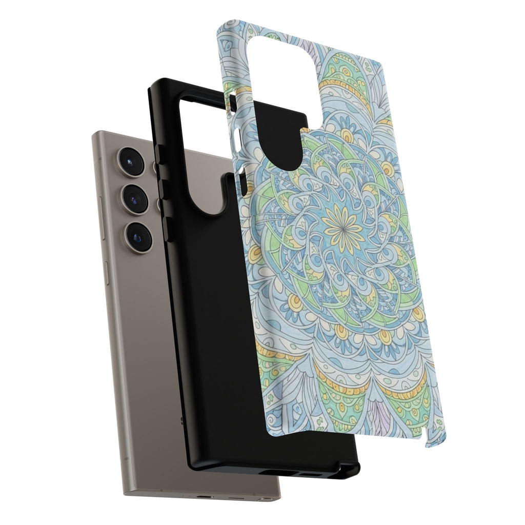 Mandala Floral Phone Case — Pastel Boho Tough Case