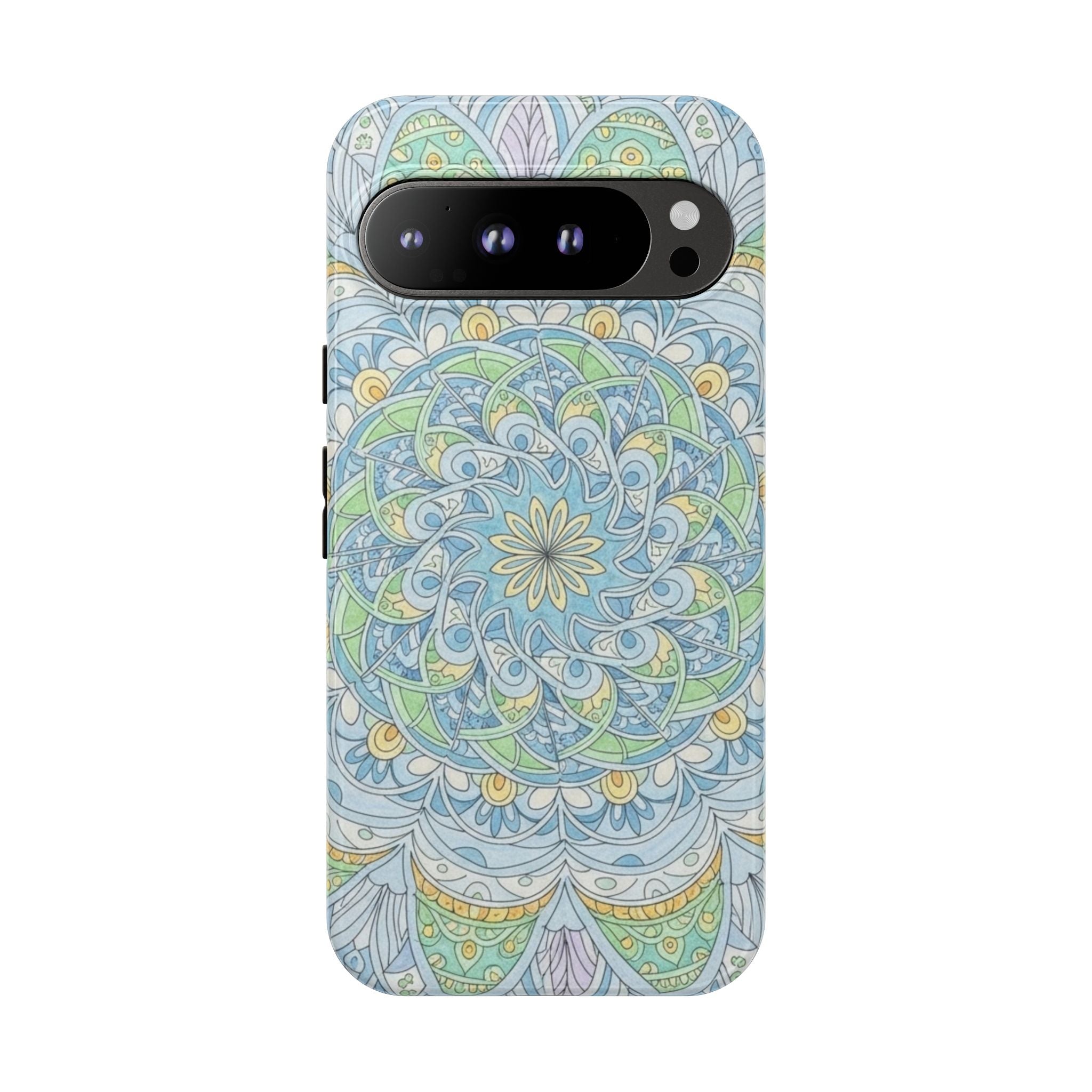 Mandala Floral Phone Case — Pastel Boho Tough Case