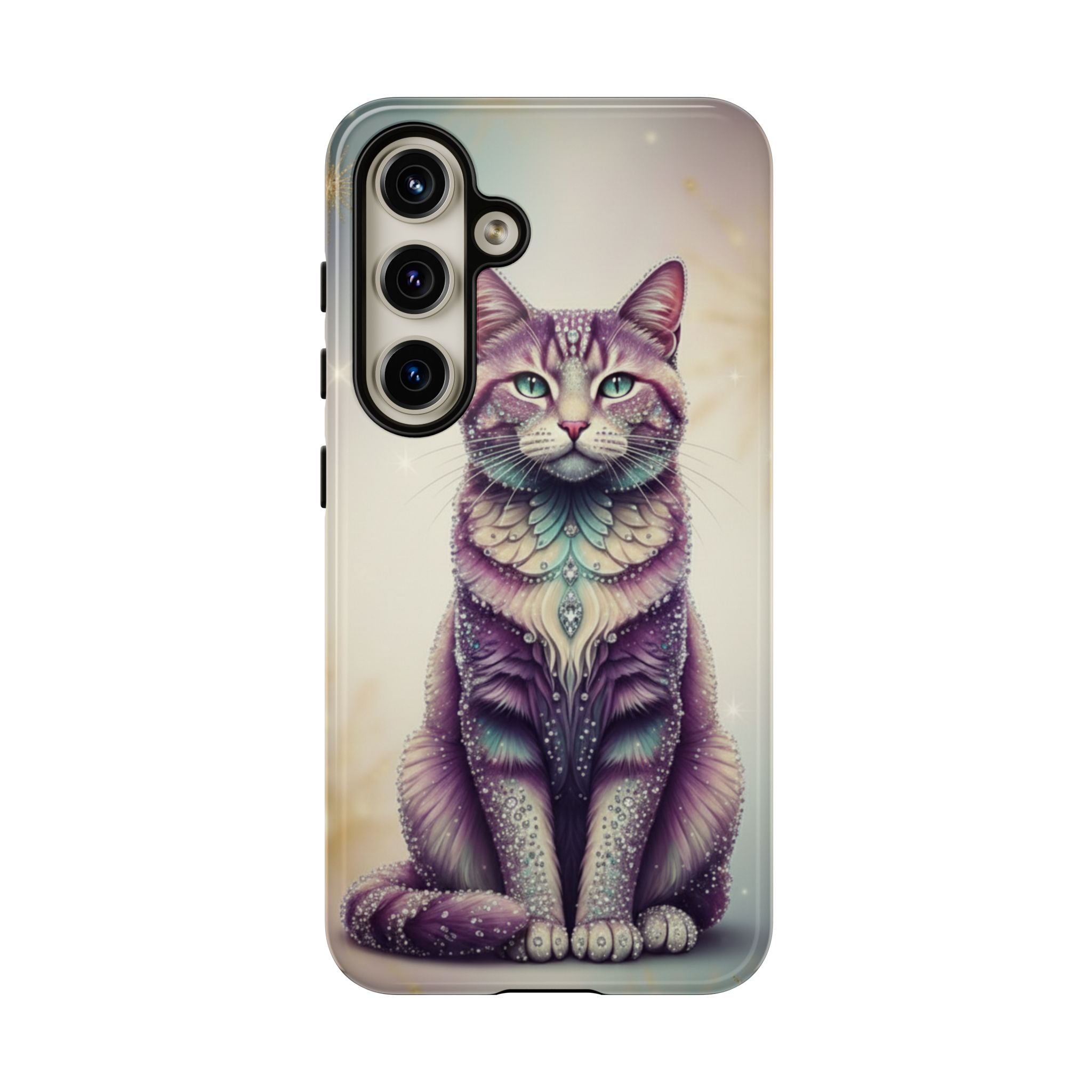 Mystic Cat Phone Case — Protective Tough Case with Enchanted Feline Design