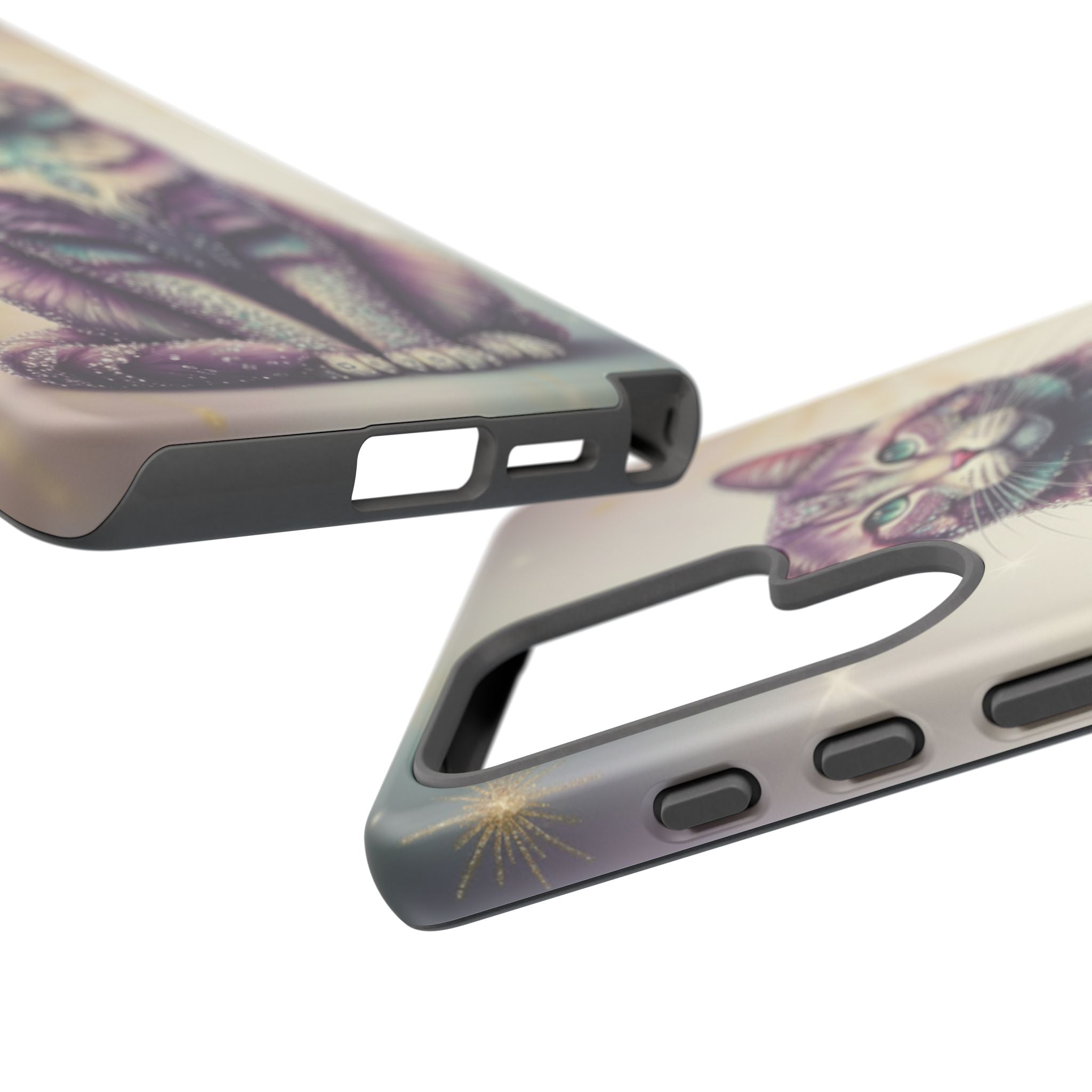 Mystic Cat Phone Case — Protective Tough Case with Enchanted Feline Design