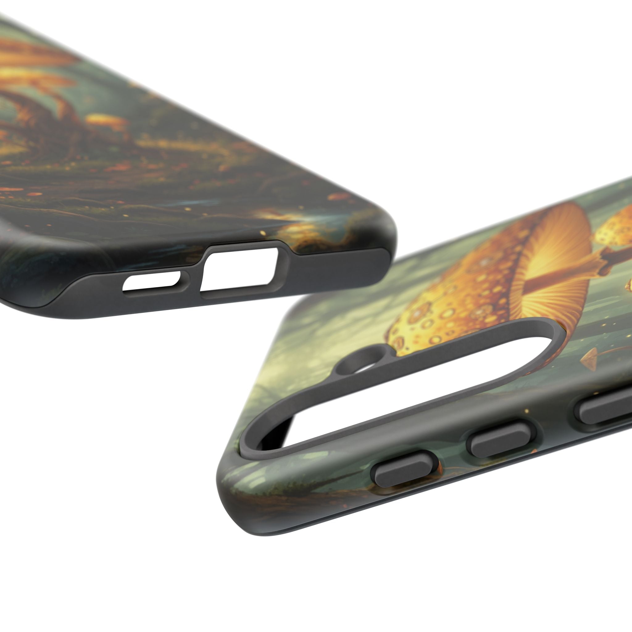Mushroom Forest Tough Phone Case — Protective Fantasy Nature Design