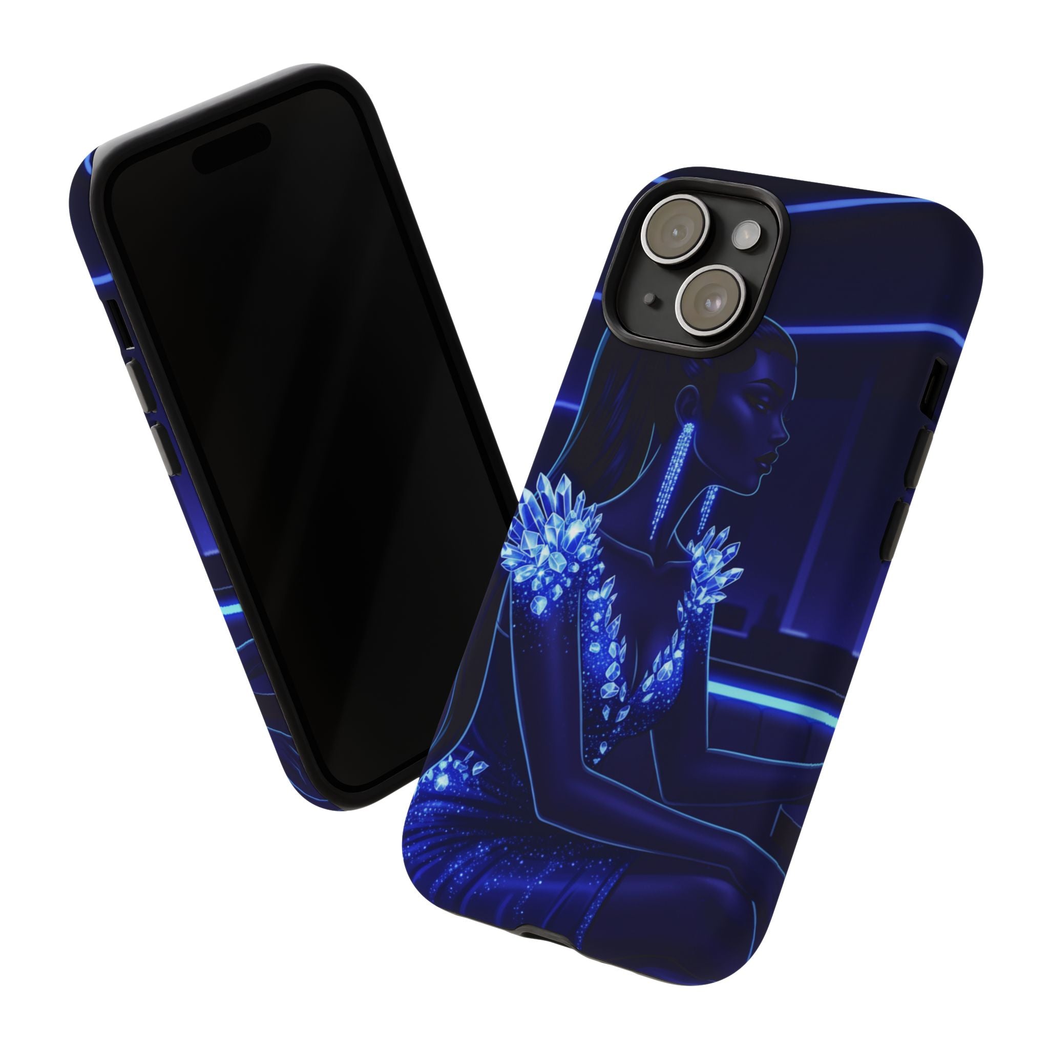 Neon Night Elegance Phone Case