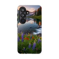 Mountain Wildflower Phone Case — Scenic Nature Tough Case