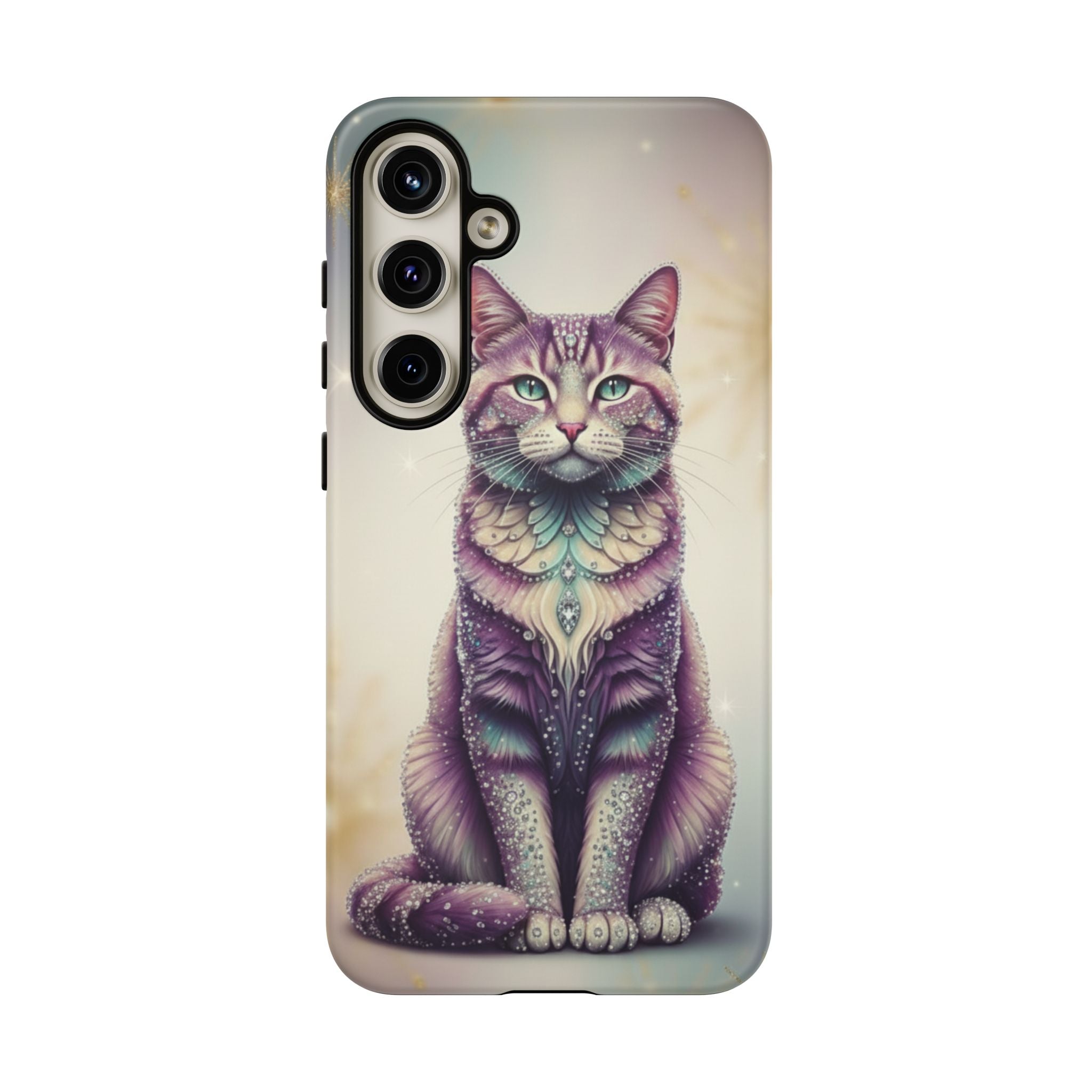 Mystic Cat Phone Case — Protective Tough Case with Enchanted Feline Design