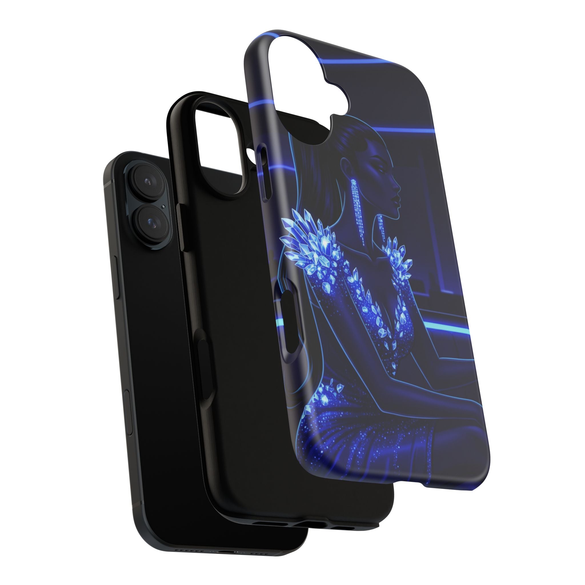 Neon Night Elegance Phone Case