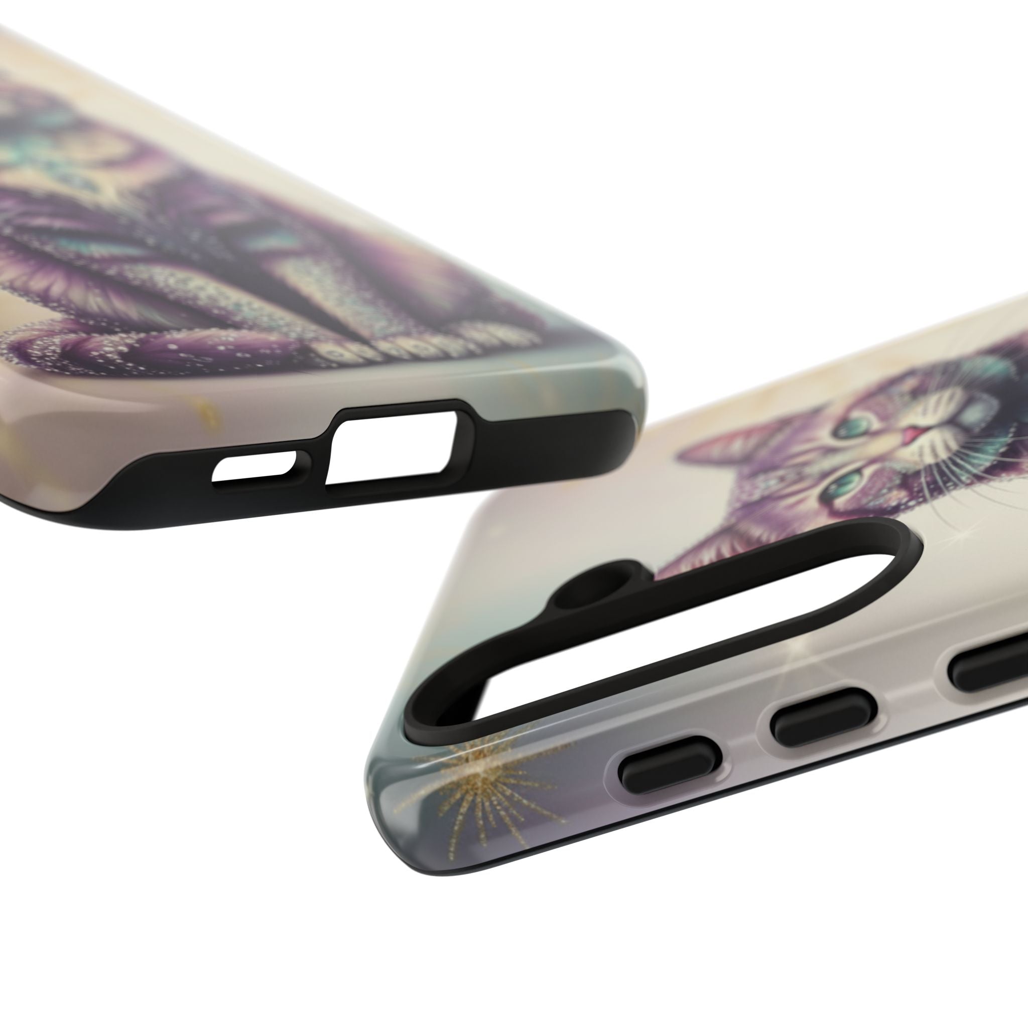 Mystic Cat Phone Case — Protective Tough Case with Enchanted Feline Design