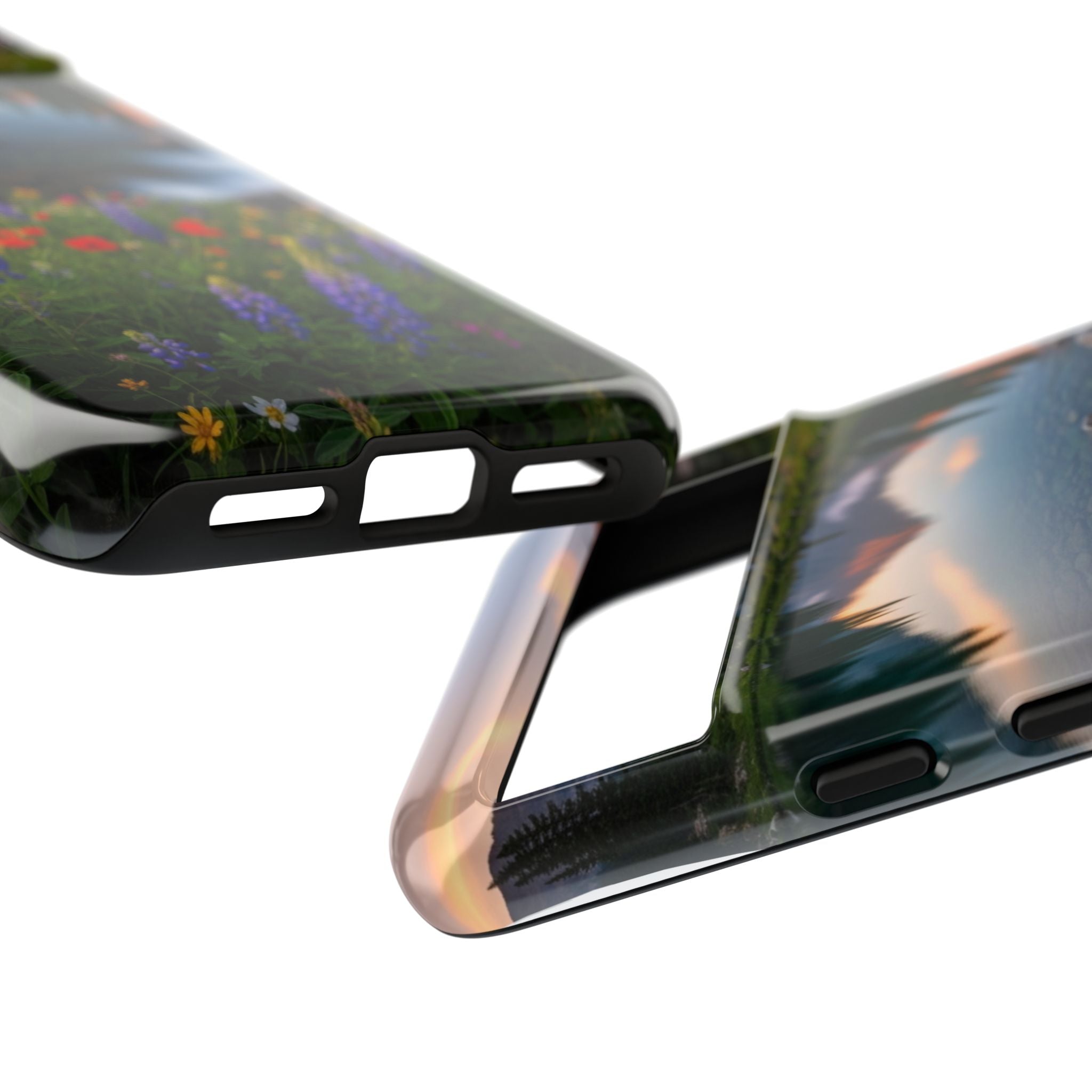 Mountain Wildflower Phone Case — Scenic Nature Tough Case