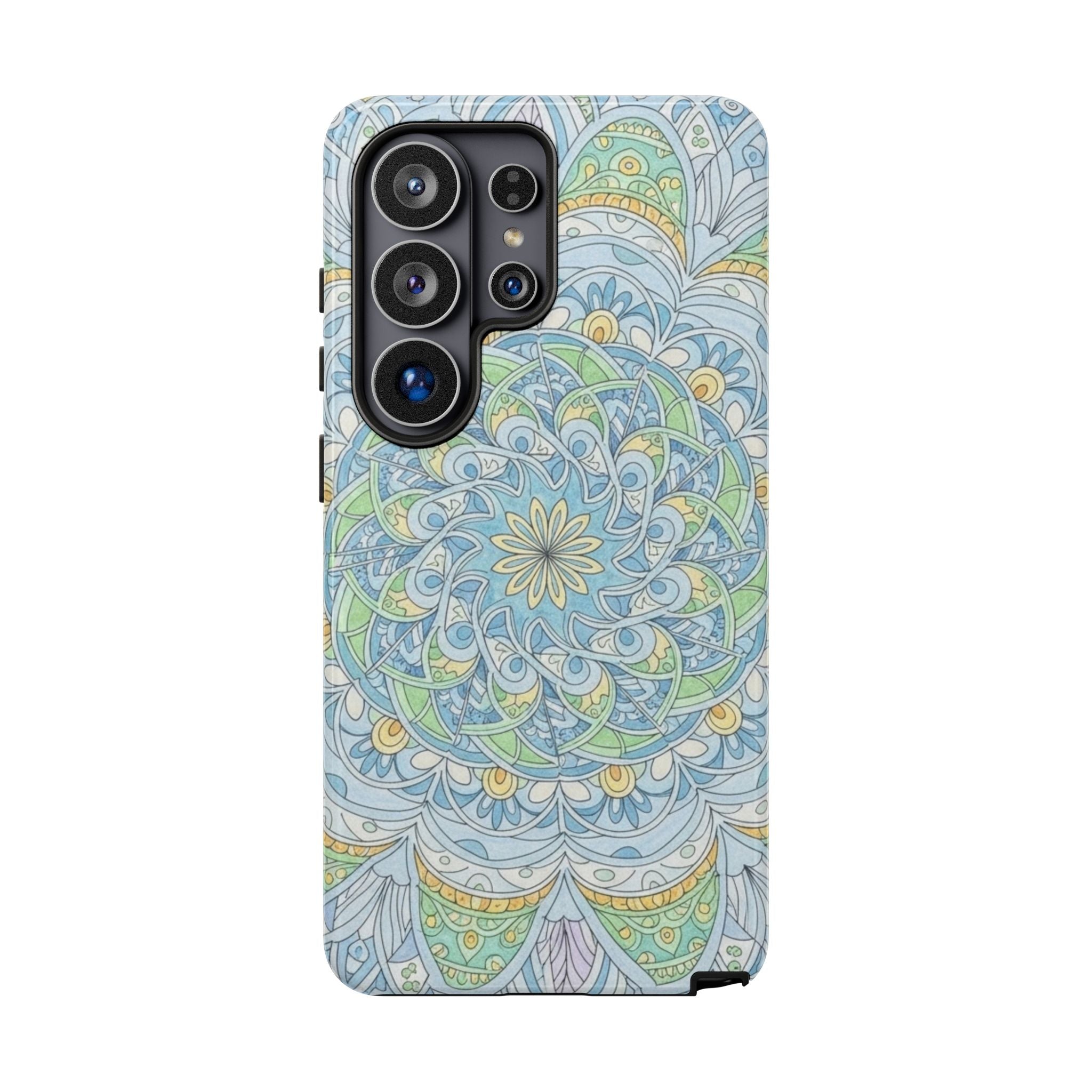 Mandala Floral Phone Case — Pastel Boho Tough Case
