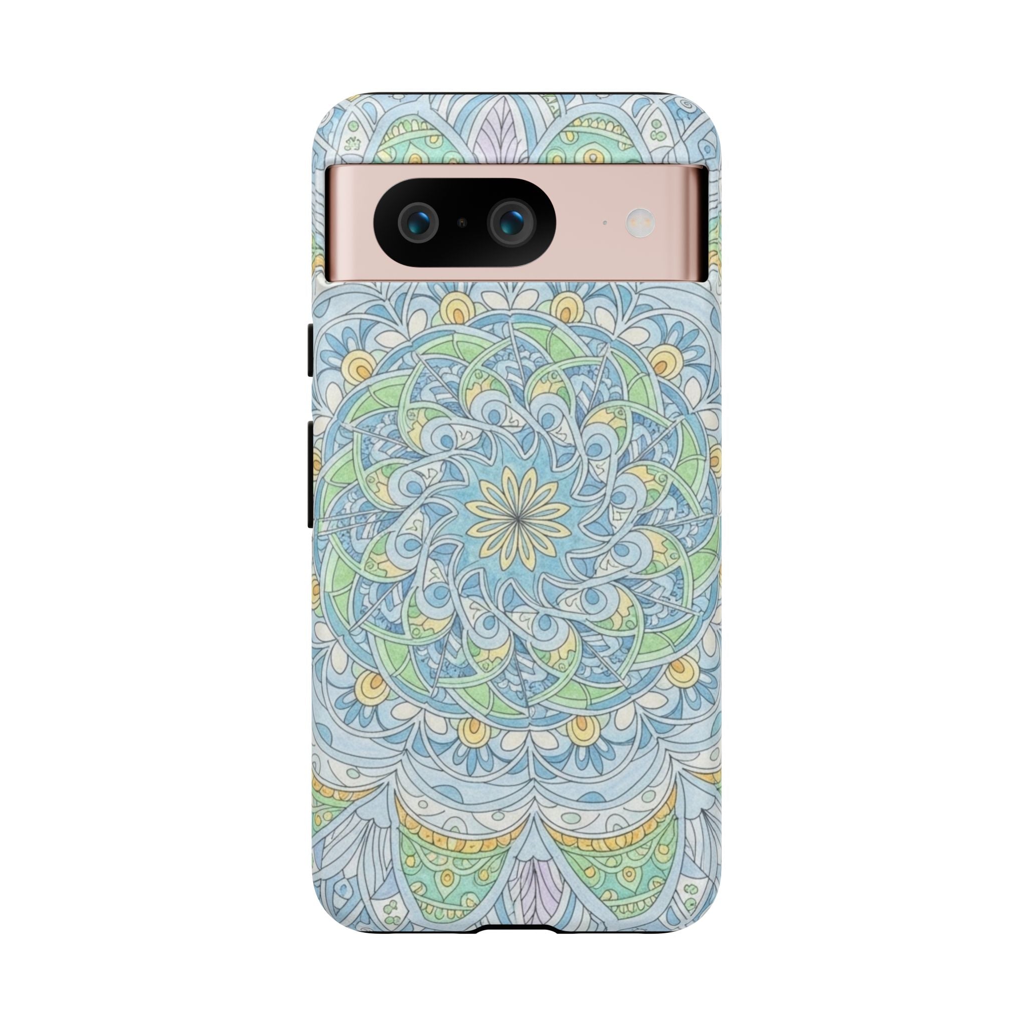 Mandala Floral Phone Case — Pastel Boho Tough Case