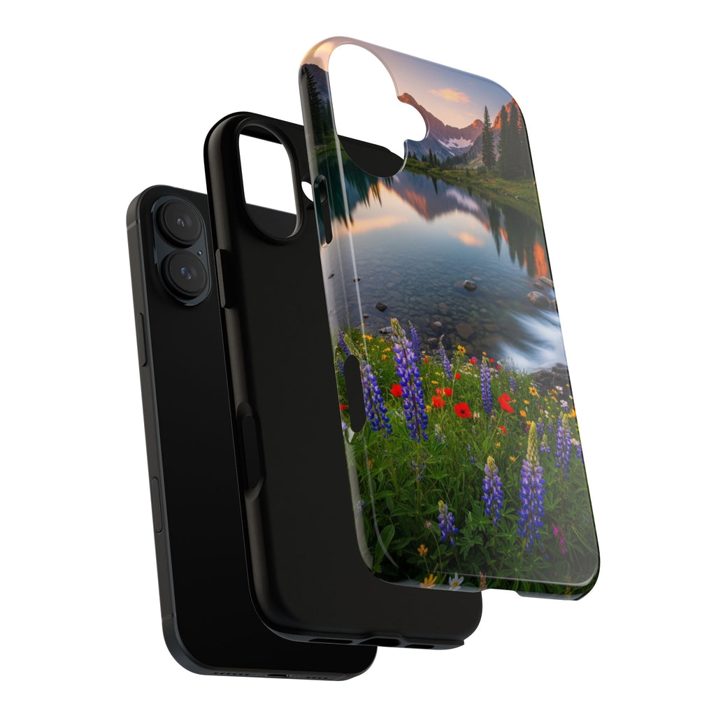 Mountain Wildflower Phone Case — Scenic Nature Tough Case
