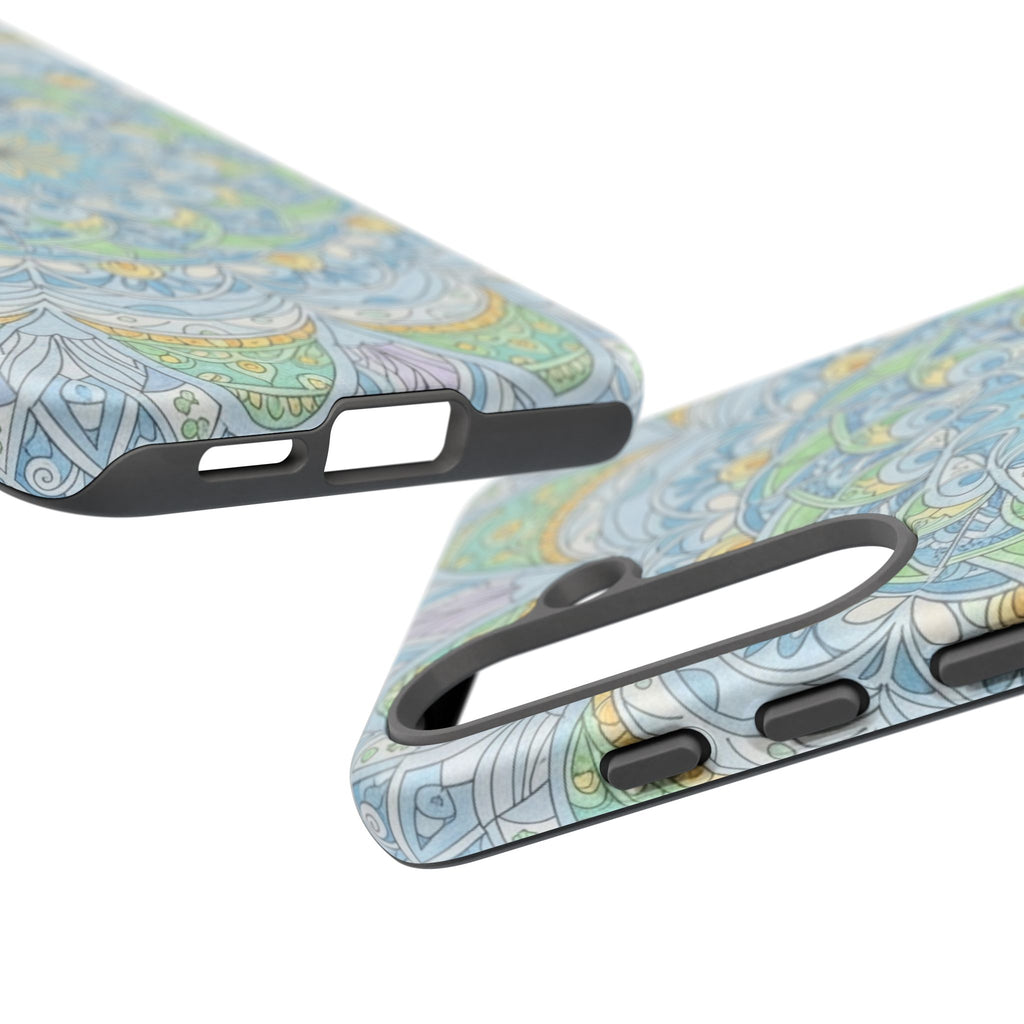 Mandala Floral Phone Case — Pastel Boho Tough Case