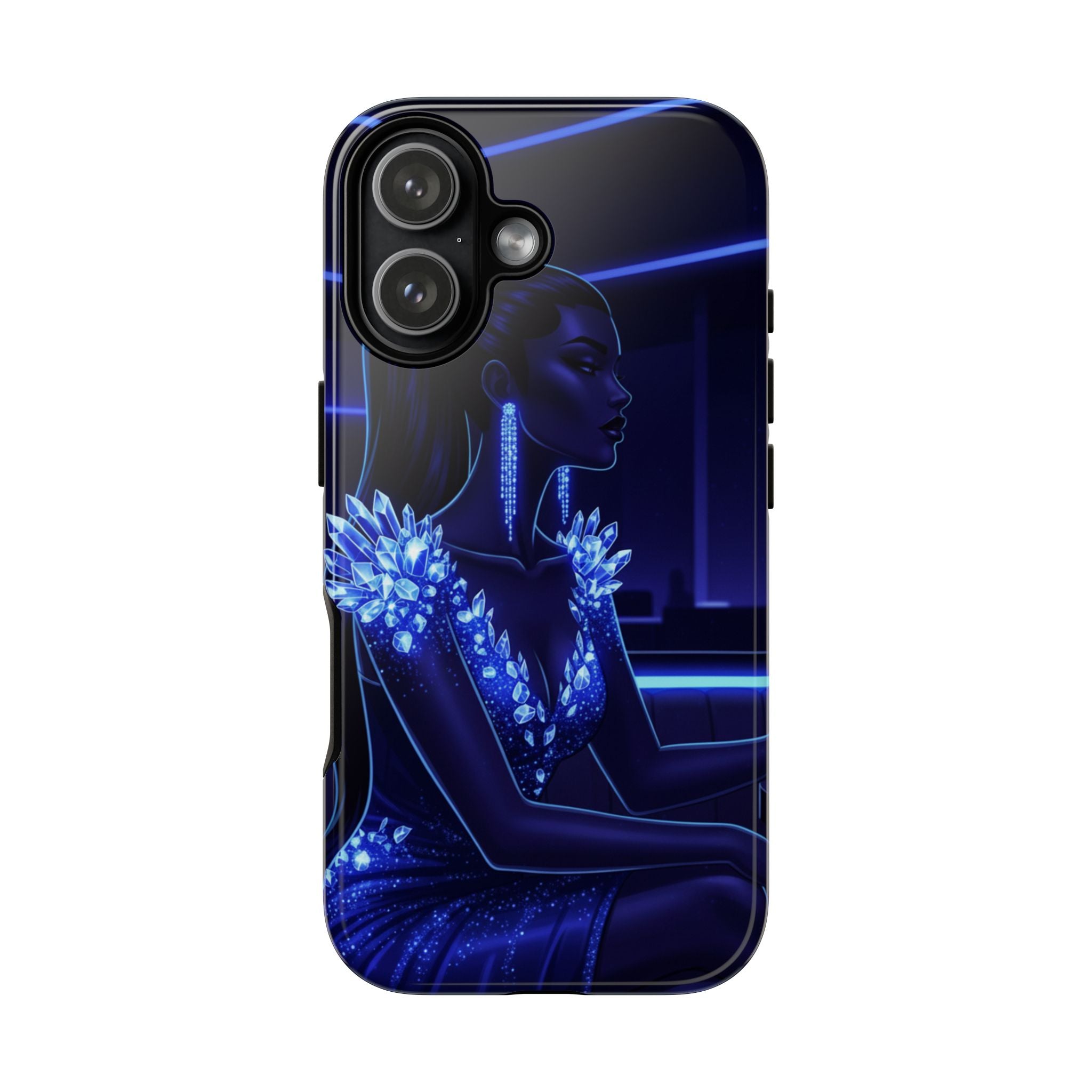 Neon Night Elegance Phone Case