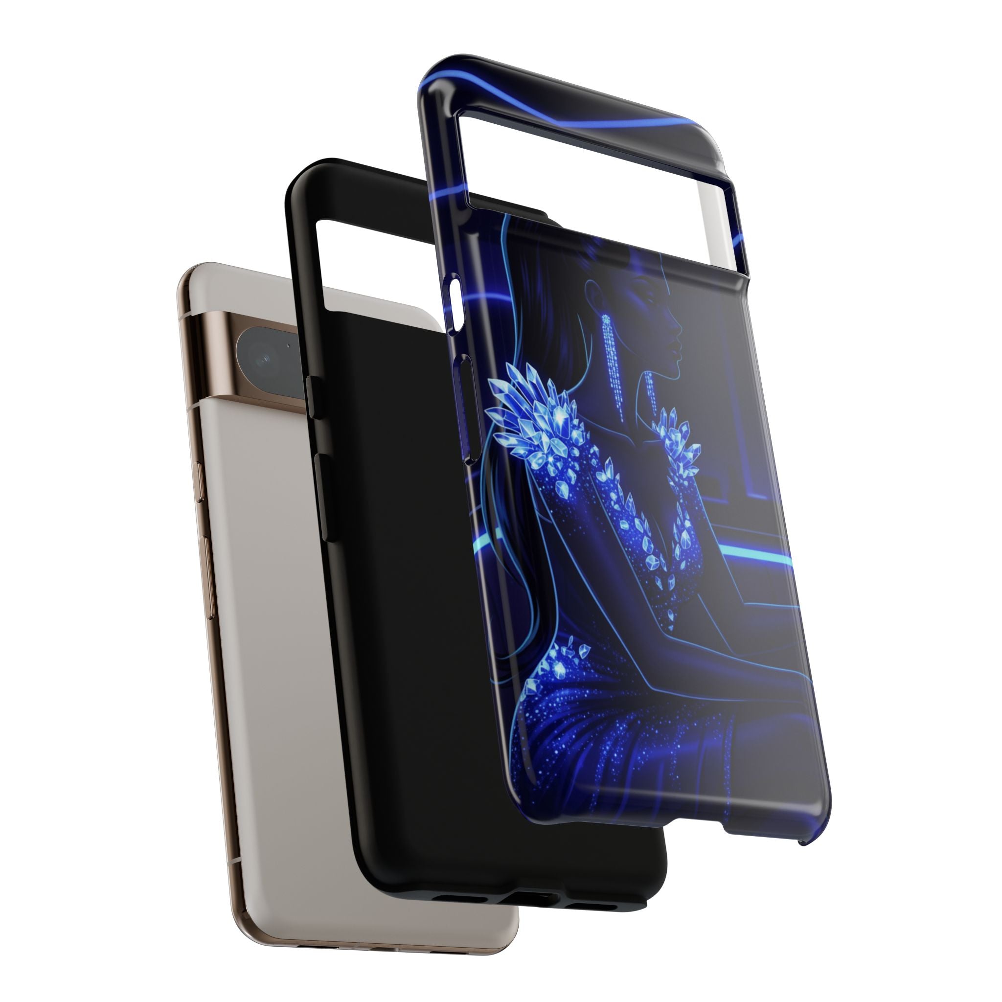 Neon Night Elegance Phone Case