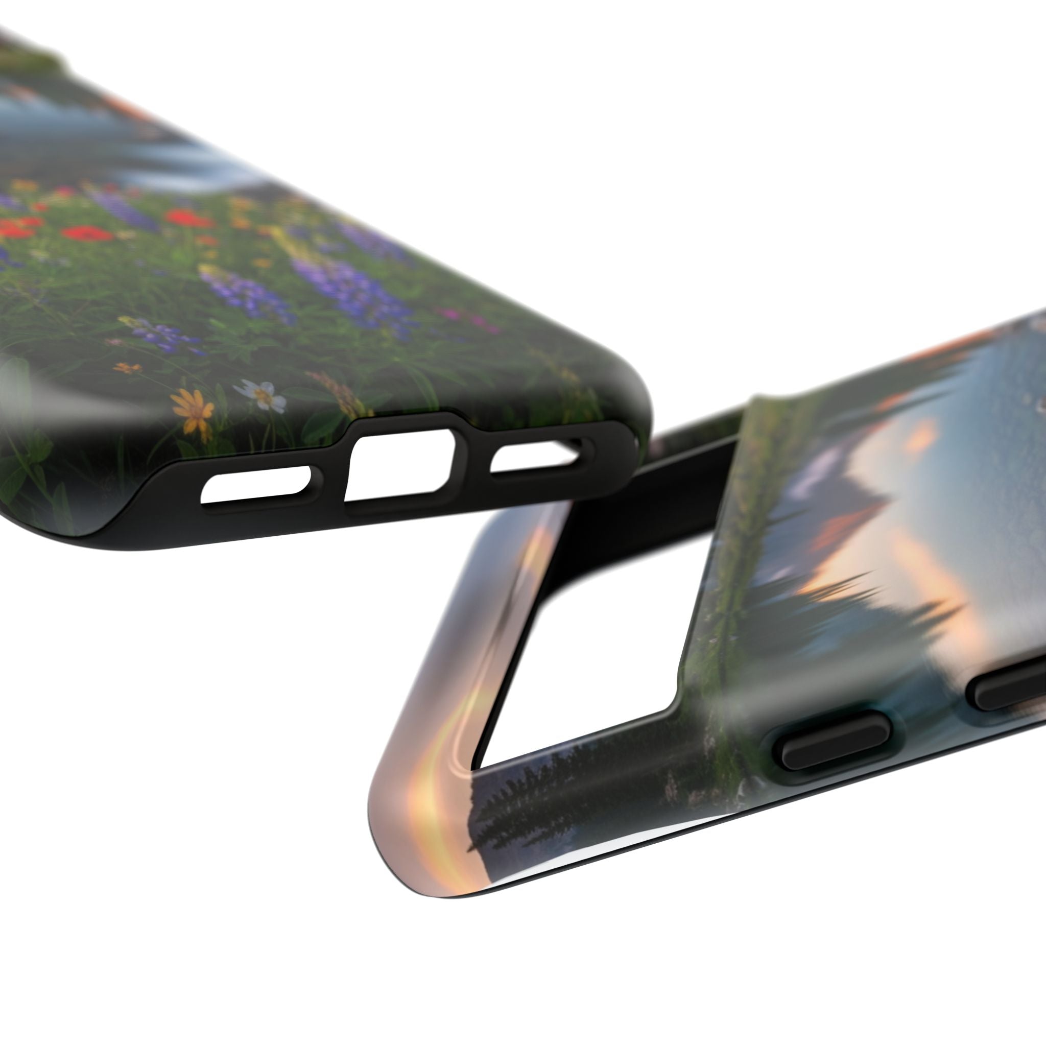 Mountain Wildflower Phone Case — Scenic Nature Tough Case